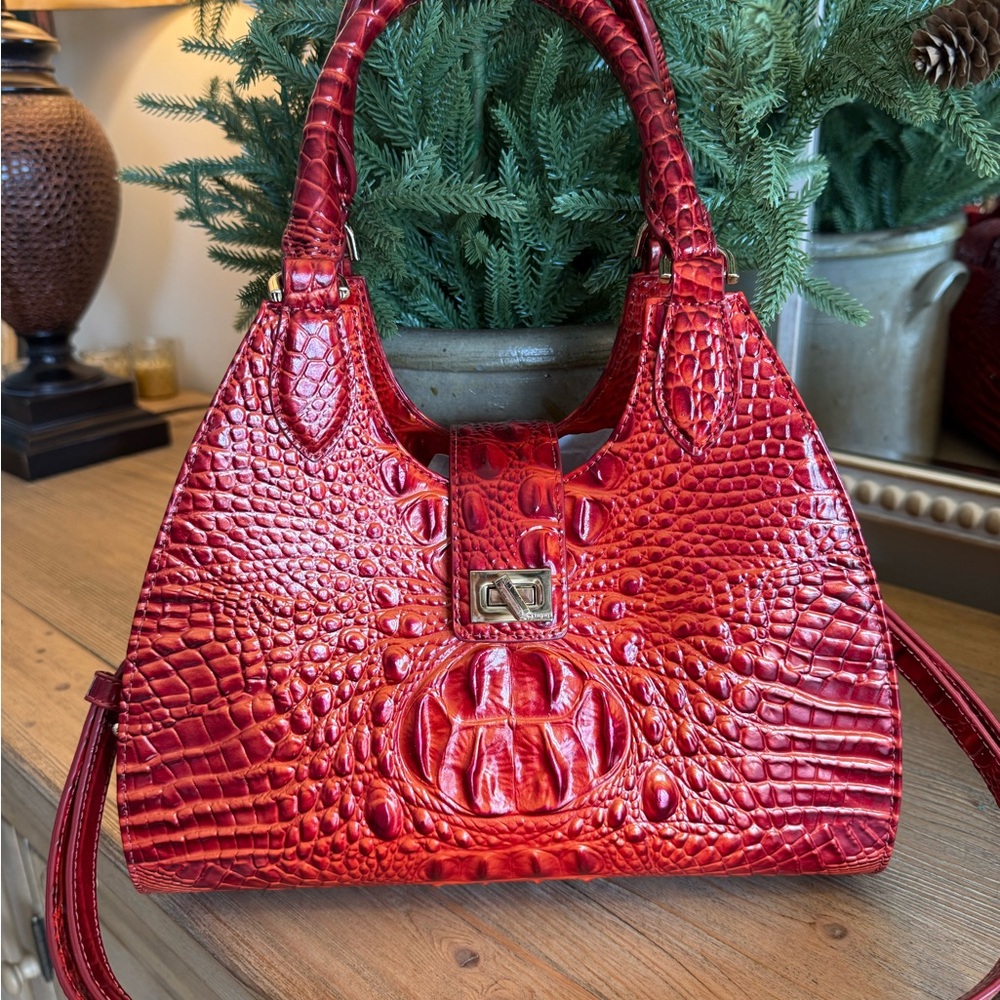 Brahmin Adrian satchel, RED! ABSOLUTELY NEW CONDITION!